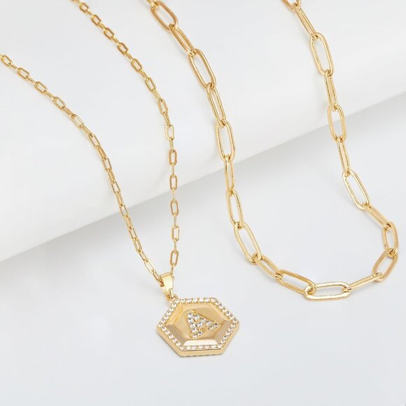 Hypoallergenic Gold-Plated Initial Necklace - Meaningful Personalized Gift - Picture 6 of 7